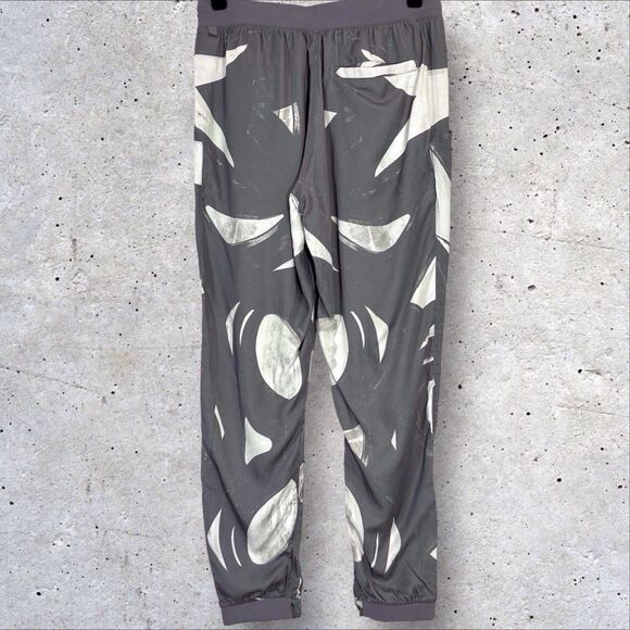 Lululemon City Jogger Pants Back Spin Stroke White Slate Gray Yoga Womens Size 6 - Picture 4 of 10